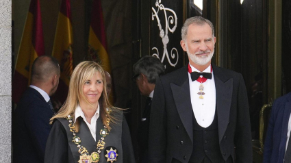 El rey Felipe VI e Isabel Perelló