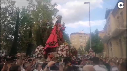 La Virgen de la Fuensanta ya está en Murcia