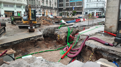 Estado de las obras en el casco histórico de Lugo