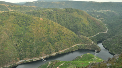 La demostración fue realizada en las inmediaciones del Mirador do Duque, en Monforte de Lemos