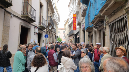 Viticultores de la Ribeira Sacra se concentraron ante la sede del consejo regulador en Monforte