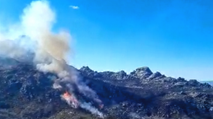 El Parque Natural Baixa Limia-Serra do Xurés es una de las zonas más castigadas por los incendios como este declarado el pasado año