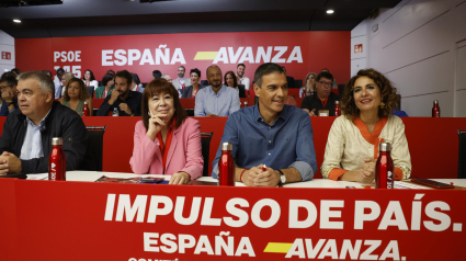 El líder socialista y presidente del Gobierno durante el Comité Federal del PSOE este sábado en Madrid