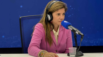 Marian Rojas en los micrófonos de COPE