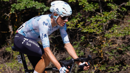 Enric Mas durante la 19 etapa de la Vuelta a España 2024.