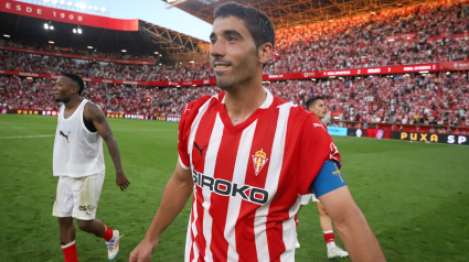 Cote, el jugador del Sporting de Gijón.