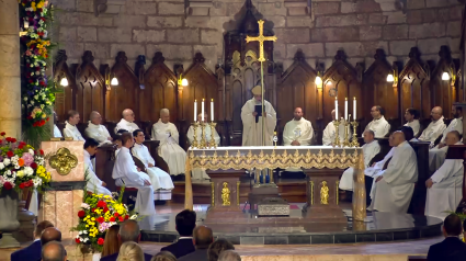 Misa en honor a la Santina en la Basílica de Covadonga