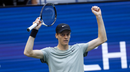 Jannik Sinner celebra su victoria en el US Open.