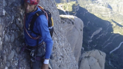 José Antonio Fernández entrena en los Pirineos