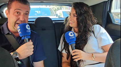 El coche de la Feria con Carmen Rodenas y Antonio Martínez de Grupo Candelo