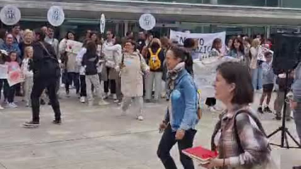 Padres de Lugo protestan por la "falta de profesores" en este inicio de curso