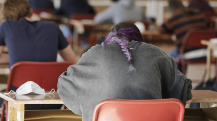 Estudiante en el colegio