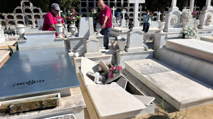 Más de 60 destrozos por actos vandálicos en el Cementerio de San Fernando