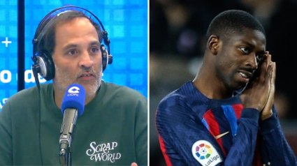 David Sánchez y Ousmane Dembélé