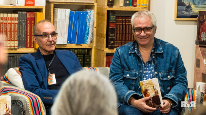 Gerardo Sánchez (a la izquierda) junto a Carlos Gurpegui (derecha).