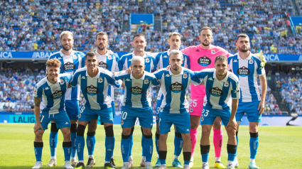 Once inicial del Deportivo ante el Racing de Ferrol