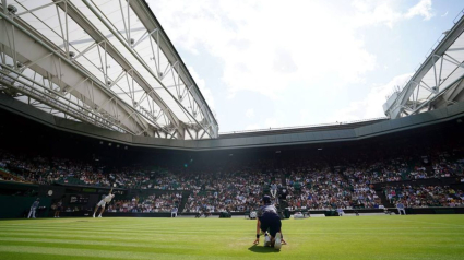 Imagen de archivo de un encuentro de Wimbledon