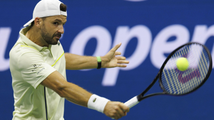 El búlgaro Grigor Dimitrov durante el US Open.