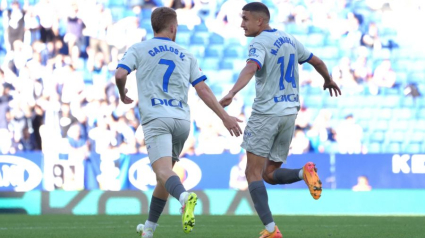 Tenaglia marca el segundo gol del Alavés ante el Espanyol