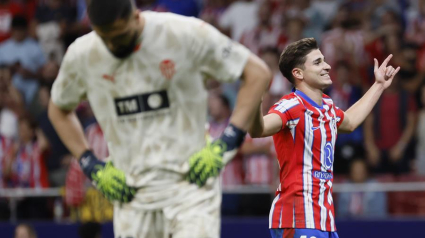 Gol de Julián Álvarez (Atlético de Madrid, 3 - Valencia, 0)