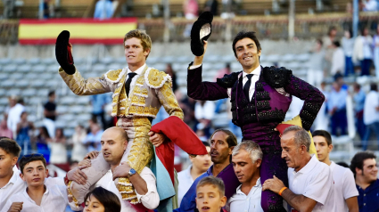 Borja Jiménez y Miguel Ángel Perera, a hombros en Salamanca