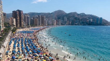 Imagen de archivo de la playa de Benidorm