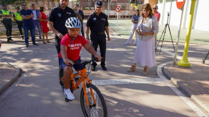 Comienza el curso en el parque de seguridad vial de la ESPAC