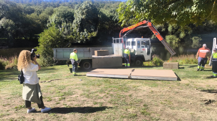 Retirada Plataforma Zona Baño Miño