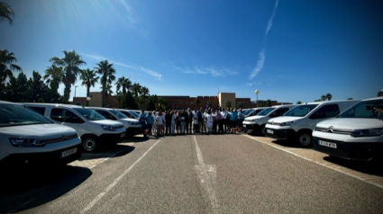 Los centros de salud y hospitales de Almería incorporan 36 vehículos para dar servicio a sus necesidades de transporte