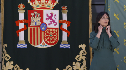 Mercedes González durante su acto de toma de posesión como directora general de la Guardia Civil en 2023