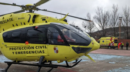 Helicóptero de rescate en Palencia