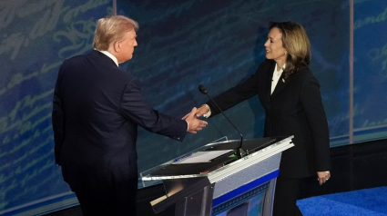 Donald Trump y Kamala Harris