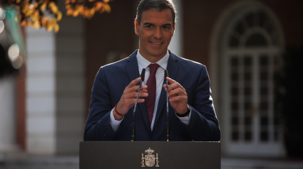 El presidente del Gobierno, Pedro Sánchez