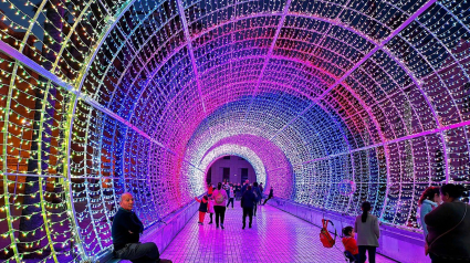 Túnel navideño