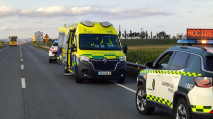 Detenido un conductor que se dio a la fuga tras atropellar a dos ciclistas en Caparroso