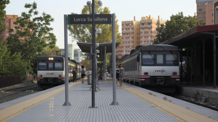 Estación de trenes Lorca Sutullena, en una imagen de archivo