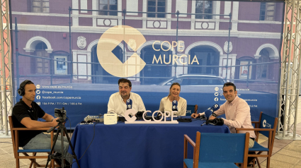 Programa en directo de COPE Región de Murcia en Plaza de Calderón de la Barca de Lorca