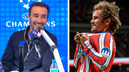 Juanma Castaño y Antoine Griezmann