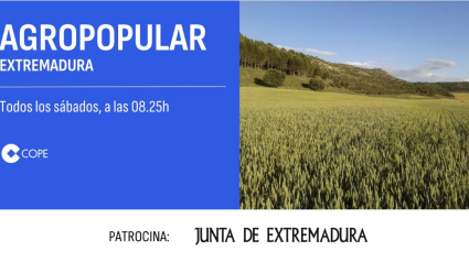 Toda la información del campo extremeño con Adrián García y el patrocinio de la Junta de Extremadura