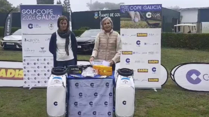 Sorteo de premios COPE Galicia en Campo golf Meis