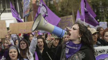 Marcha por el 8M. / Eloy Alonso (Efe)