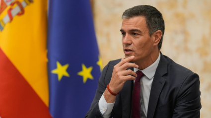 El presidente del Gobierno, Pedro Sánchez