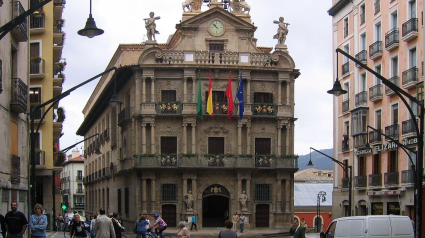 Fachada del Ayuntamiento de Pamplona