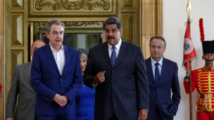 José Luis Rodríguez Zapatero con Nicolás Maduro