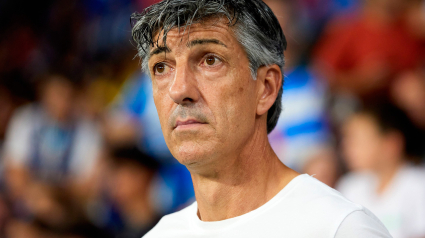 Imanol Alguacil, entrenador de la Real Sociedad