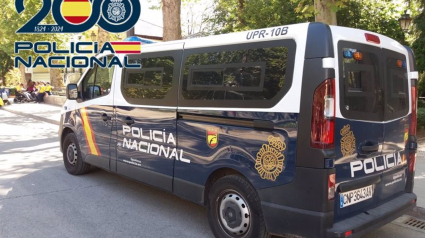 Furgoneta de la Policía Nacional