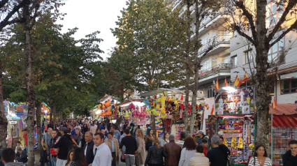 El ferial de San Froilán abarrotado de gente