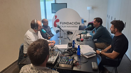 Javier Fernández, Fermín Lorente y Rubén Jaunquicoa, en CIVICAN