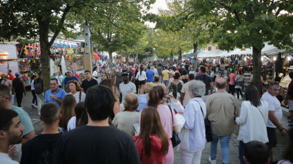 Personas disfrutando el pasado año del San Froilán en Lugo