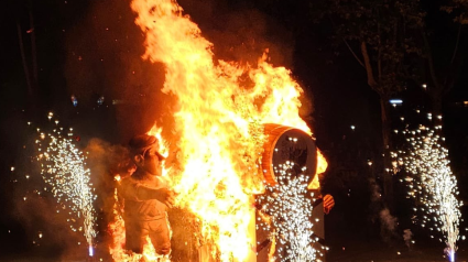 Quema de la Cuba en Logroño